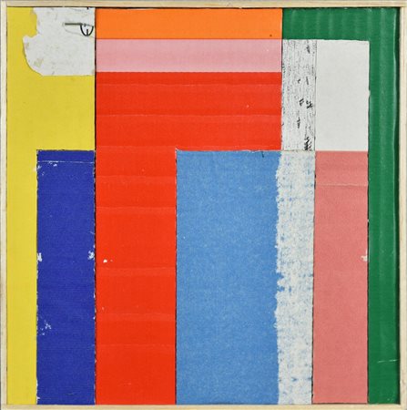 Pedro Zamora (1968) OCTOBRE, 2011 cartoni colorati assemblati, cm 20x20 sul...