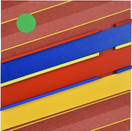 Lorenzo Piemonti (1935 - 2015) CROMOPLASTICO 1141, 2007 tecnica mista e...