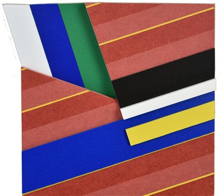 Lorenzo Piemonti (1935 - 2015) CROMOPLASTICO 1142, 2007 tecnica mista e...