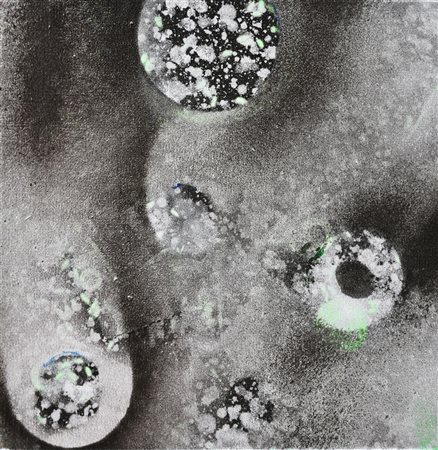 Paolo Masi (1933) SENZA TITOLO, 2007 acrilico su tela, cm 20x20 sul retro:...