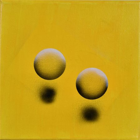 Renato Natale Chiesa (1947) SENZA TITOLO tecnica mista su tela, cm 20x20 sul...