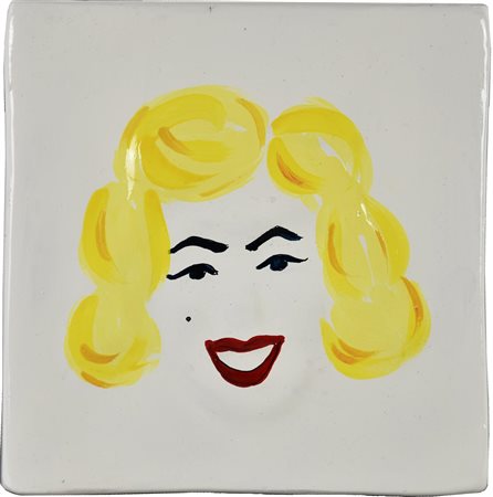 Gianni Cella (1953) MARILYN (6), 2015 vetroresina smaltata, cm 20x20 sul...
