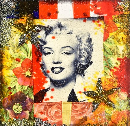 Omar Ronda (1947 - 2017) MARILYN FROZEN, 2014 materie plastiche, cm 20x20...
