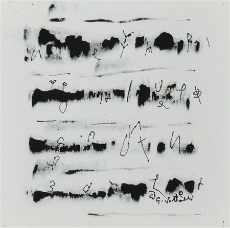 Germano Sartelli (1925 - 2014) SENZA TITOLO, 2007 tecnica mista su tela, cm...