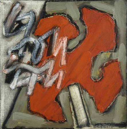 Mino Ceretti (1930) STACCO, 2008 olio su tela, cm 20x20 firma sul retro:...