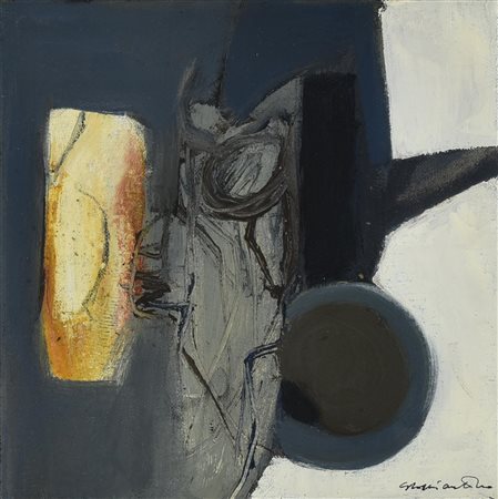 Giacomo Soffiantino (1929 - 2013) SENZA TITOLO, 2007 olio su tela, cm 20x20...