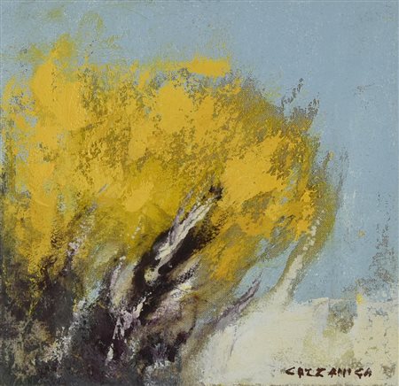 Giancarlo Cazzaniga (1930 - 2013) GINESTRE AL CONERO, 2007 olio su tela, cm...