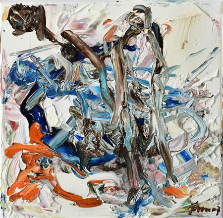 Klaus Prior (1945) SENZA TITOLO, 2007 olio su tela, cm 20x20 firma e data sul...