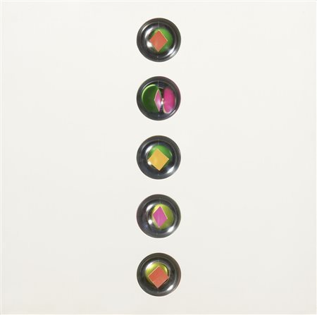 Edoardo Landi, Riflessione sferica verticale, 1967