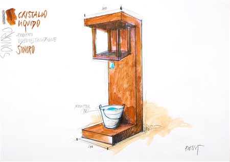 Fabrizio Plessi, Cristallo Liquido - Progetto videoinstallazione