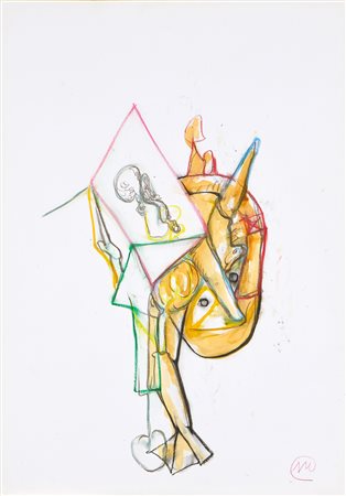 Markus Lüpertz, Senza titolo, (1990)