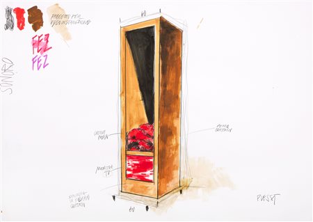 Fabrizio Plessi, Progetto per video installazione. Fez Fez