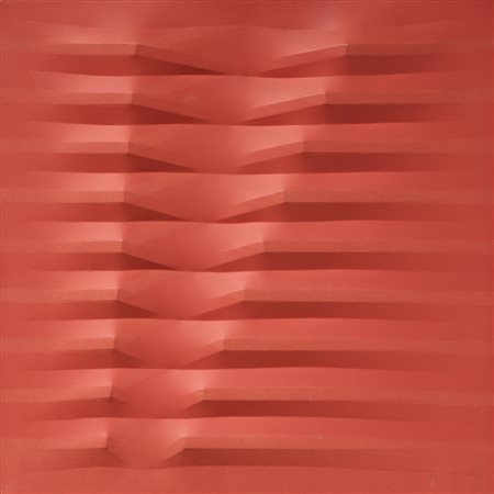Agostino Bonalumi, Rosso, 1978