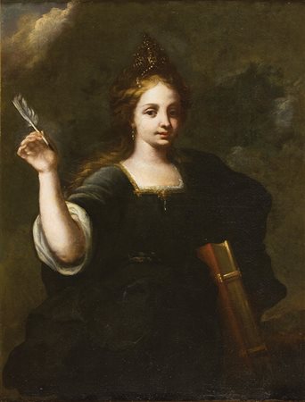 LUCA GIORDANO Napoli 1634 - 1705 Allegoria della scrittura Olio su tela, cm...