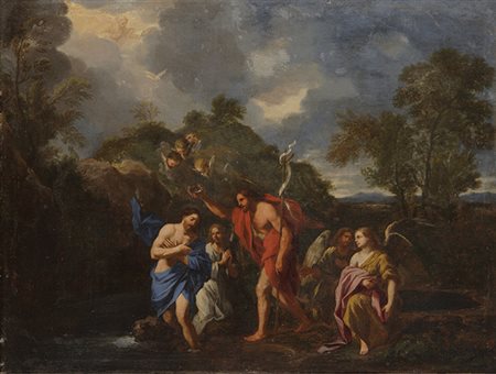 FRANCESCO SIMONET detto Monsù Francesco Roma 1660 – 1731 Battesimo di Cristo...