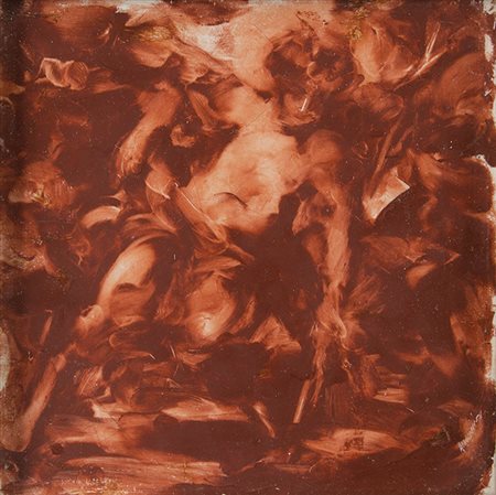 ANTONIO MANCINI Roma 1852 - Roma 1930 San Giovannino, Terra di Siena su...