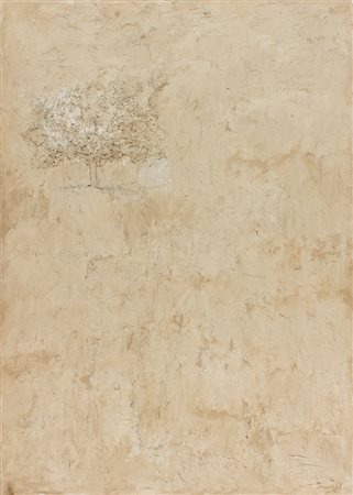 CARLO MATTIOLI Modena 1911 - Parma 1994 Paesaggio, 1980 Olio materico in...