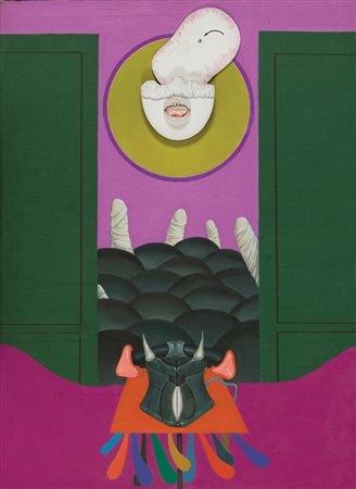 CARLO REVILLA Arequipa, Perù, 1940 Aggressione 3, 1967 Olio e tempera su tela...