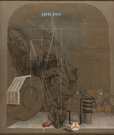 CARLO GUARIENTI Treviso 1923 Senza titolo, 1979 Olio e tecnica mista su...