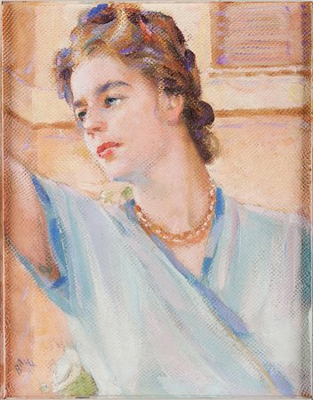 GIACOMO BALLA Torino 1871 - Roma 1958 Luce estiva,1938 Olio con retino su...