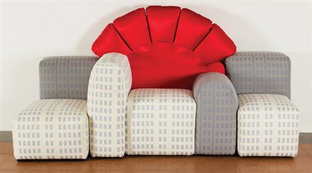 GAETANO PESCE La Spezia 1939 Tramonto a New York, 2012 Divano con struttura...