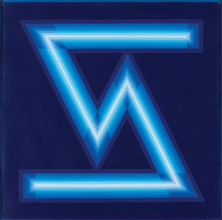 RINO SERNAGLIA Montebelluna 1936 Luce ombra, 1987 Acrilico su cartoncino, cm...