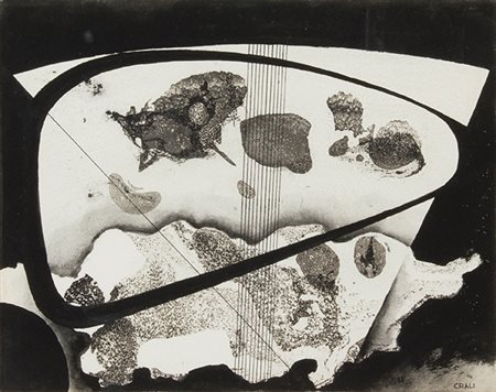 TULLIO CRALI Igalo1910 - Milano 2000 Analisi cosmica n. 40, 1970 Inchiostri e...