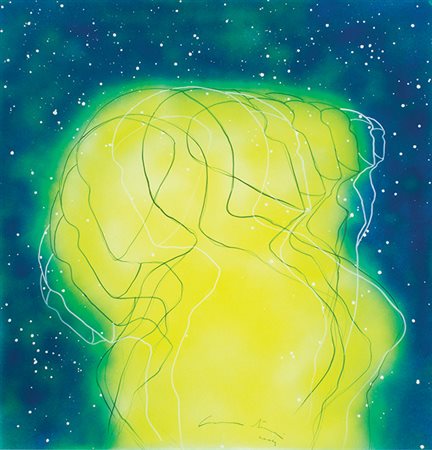 ALESSANDRO CANISTRA Roma 1975 Senza titolo, 2004 Tecnica mista su cartoncino,...