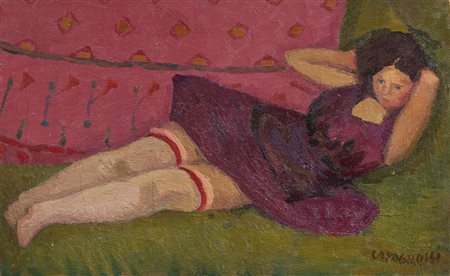 Giuseppe Capogrossi, Ballerina che riposa, 1941