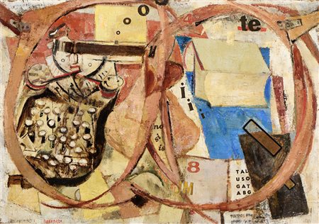 Fausto Pirandello, Studio attraverso gli occhiali, 1953-54