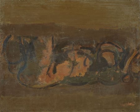 Ennio Morlotti, Studio di nudo, 1967