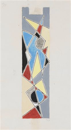 Gino Severini, Composizione astratta, 1959