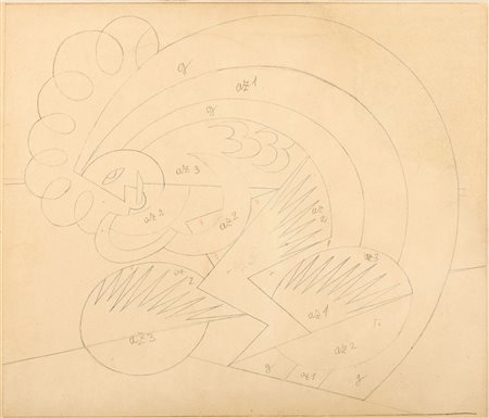 Fortunato Depero, Ciclista - fumatore, 1924 ca.