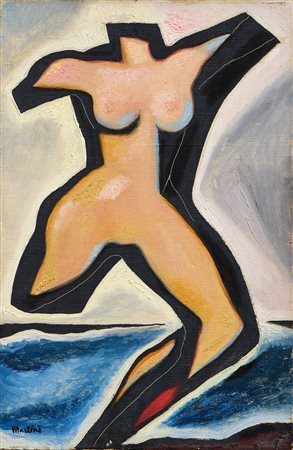 Alberto Martini, Bagnante, (1930)