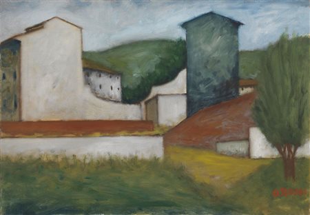 Ottone Rosai, Paesaggio, 1947