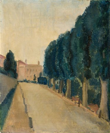 Virgilio Guidi, Paesaggio veneto (Stra), 1928