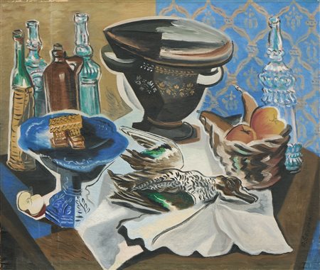 Gino Severini, Natura morta con germano, 1942