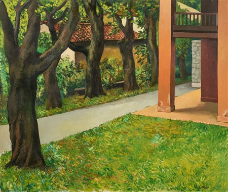 Renato Guttuso, Sera a Velate, 1980