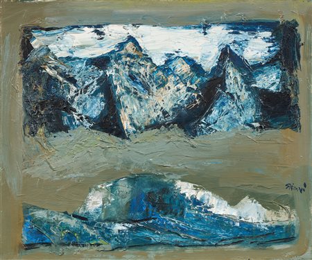 Mario Sironi, Montagne, 1960 ca.