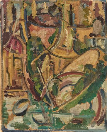 Baccio Maria Bacci, La minestra di magro, 1921