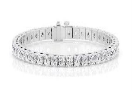 BRACCIALETTO TENNIS IN ORO 11,10 GR CON DIAMANTI LAB GROWN CL26