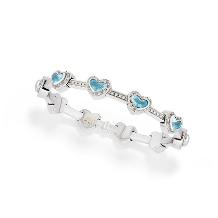 Cusi - Bracciale con topazi azzurri