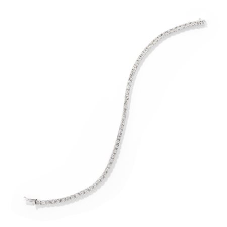 Bracciale tennis con diamanti