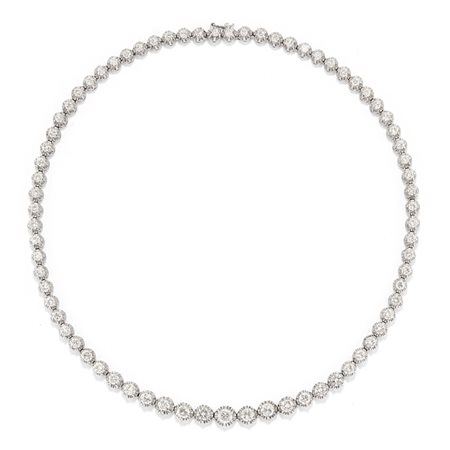 Collana tennis con diamanti 