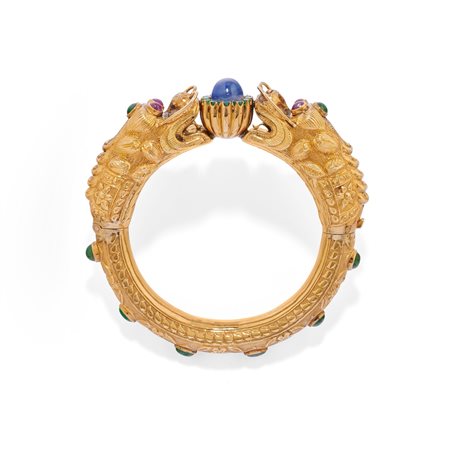 Bracciale con pietre di colore