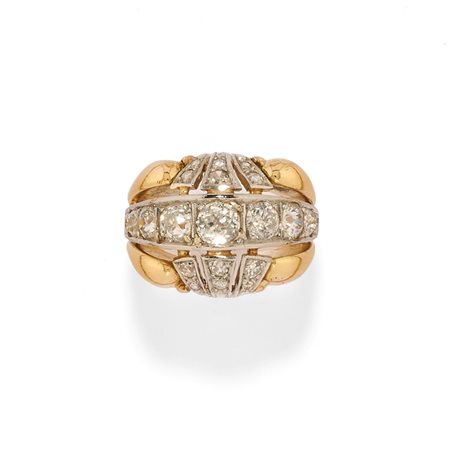 Anello con diamanti, 1940s