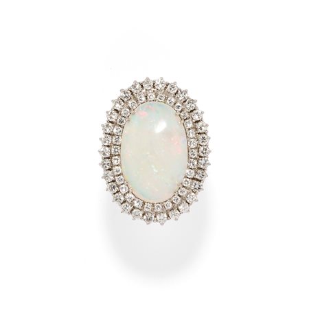Anello con opale