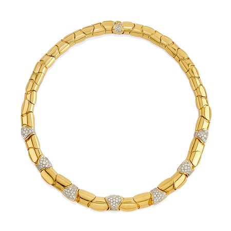 Collana con diamanti 