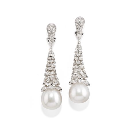 Utopia - Orecchini pendenti con perle South Sea