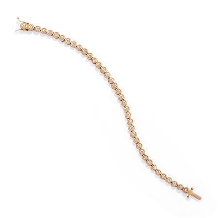 Bracciale tennis con diamanti